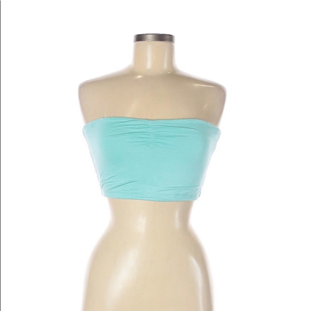 Tresics Tube Top Sz M Aqua